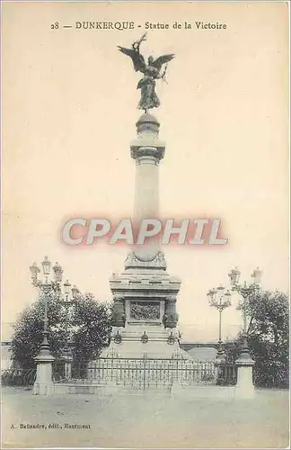 Ansichtskarte AK Dunkerque Statue de la Victoire