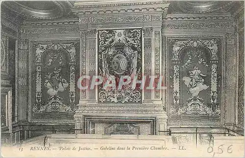 Cartes postales Rennes Palais de Justice Gobelins dans la Premiere Chambre