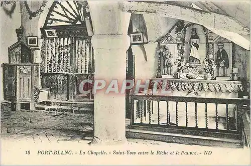 Ansichtskarte AK Port Blanc La Chapelle Saint Yves entre le Riche et le Pauvre