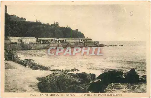 Cartes postales Saint Brieuc C du N Plongeoir de l'Anse aux Moines