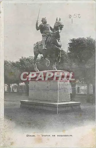 Ansichtskarte AK Dinan Statue de Duguesclin