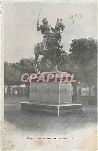 Cartes postales Dinan Statue de Duguesclin