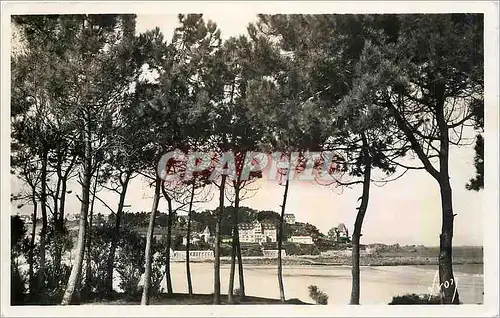 Cartes postales Perros Guirec C du N Sapiniere en bordure de la plage de Trestraou