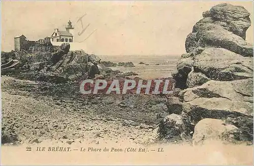 Cartes postales Ile Brehat Le Phare du Paon Cote Est