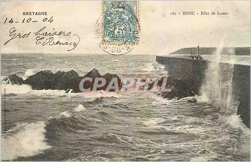 Cartes postales Bretagne Binic Effet de Lames