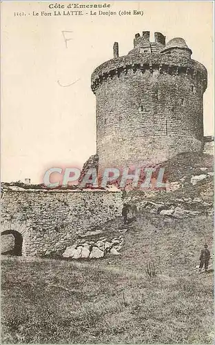 Ansichtskarte AK Cote d'Emeraude Le Fort La Latte Le Donjon Cote Est