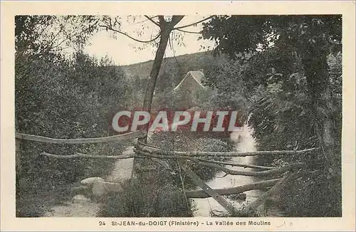 Ansichtskarte AK St Jean du Doigt Finistere La Vallee des Moulins