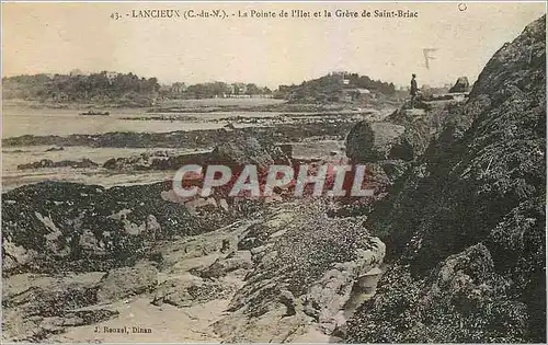 Ansichtskarte AK Lancieux C du N La Pointe de l'Ilet et la Greve de Saint Briac