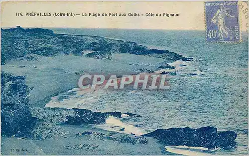Cartes postales Prefailles Loire Inf La Plage de Port aux Goths Cote du Pignaud