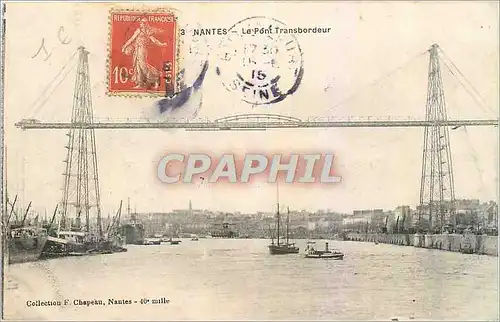 Cartes postales Nantes Le Pont Transbordeur