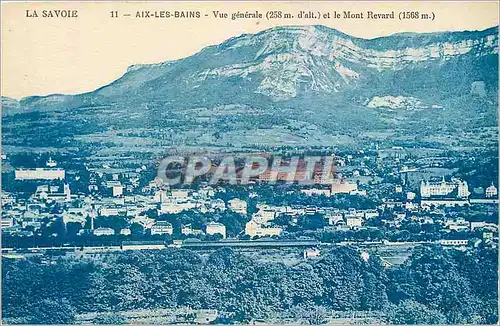 Cartes postales Aix les Bains Vue generale et le Mont Revard