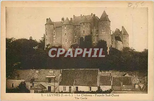 Ansichtskarte AK Luynes L et L Le Chateau Facade Sud Ouest