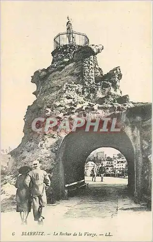 Cartes postales Biarritz Le Rocher de la Vierge