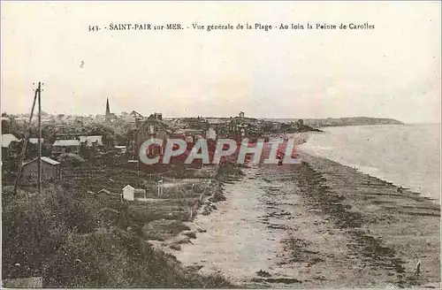 Cartes postales Saint Pair sur Mer Vue generale de la Plage