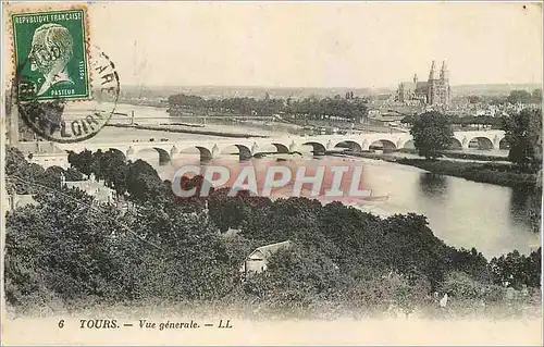 Cartes postales Tours Vue generale