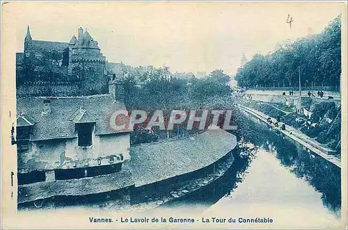 Cartes postales Vannes Le Lavoir de la Garenne La Tour du Connetable