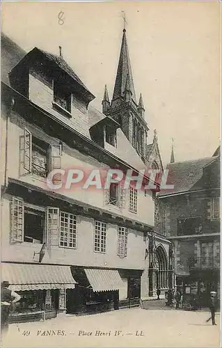Cartes postales Vannes Place Henri IV