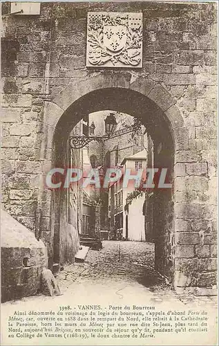 Cartes postales Vannes Porte du Bourreau
