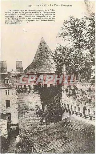 Cartes postales Vannes La Tour Trompette