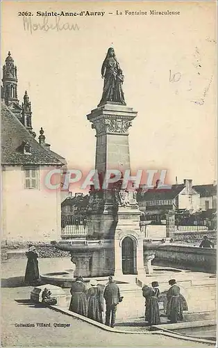 Cartes postales Sainte Anne d'Auray La Fontaine Miraculeuse