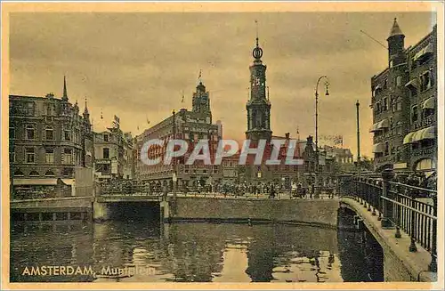 Cartes postales Amsterdam Muntplein