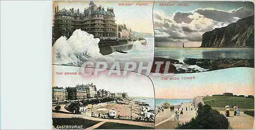 Cartes postales Eastbourne Splash Point Beachy Head The Grand Parade The Wish Tower