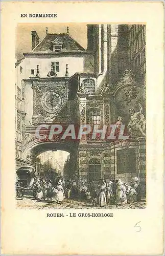 Cartes postales Rouen Le Gros Horloge