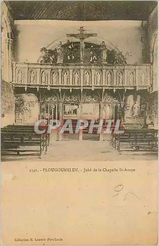 Cartes postales Plougoumelen Jube de la Chapelle St Avoye