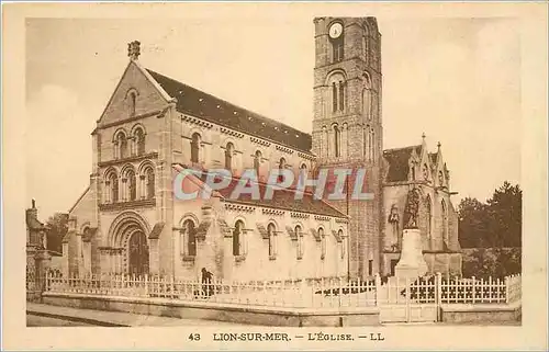 Cartes postales Lion sur Mer L'Eglise