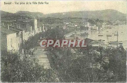 REPRO Bandol Vue prise de la Ville Belle Vue