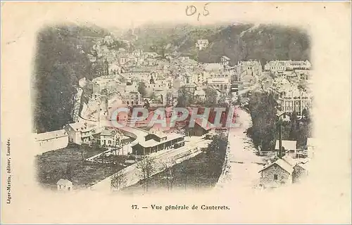 Cartes postales Vue generale de Cauterets