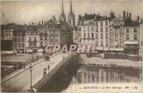 Ansichtskarte AK Bayonne Le Pont Marengo