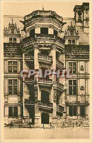 Ansichtskarte AK Chateau de Blois Loir et Cher Escalier Francois 1er