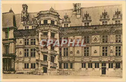 Ansichtskarte AK Chateau de Blois Loir et Cher Escalier Francois 1er