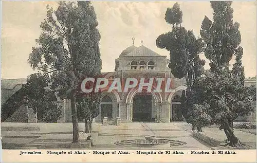 Cartes postales Jerusalem Mosquee el Aksa