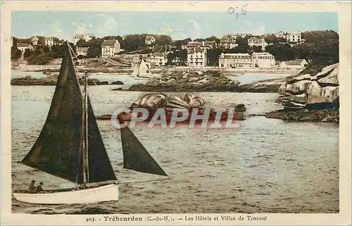 Cartes postales Trebeurden C du N Les Hotels et Villas de Trozoul Bateau