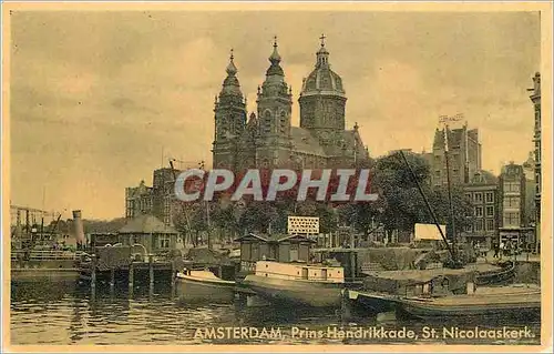 Cartes postales Amsterdam Prins Hendrikkade St Nicolaaskerk