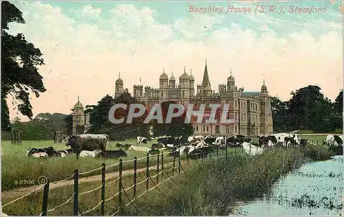 Cartes postales Burghley House Stamford Vaches