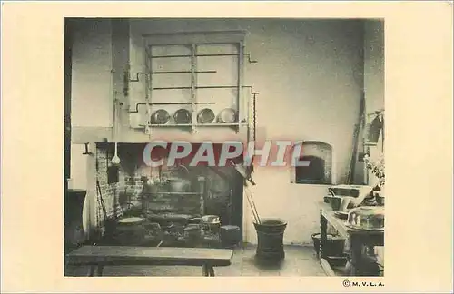 Ansichtskarte AK Fireplace and Oven in the family kitchen at Mount Vernon