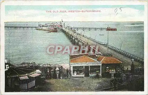 Cartes postales The Old Pier Veston Super Mare