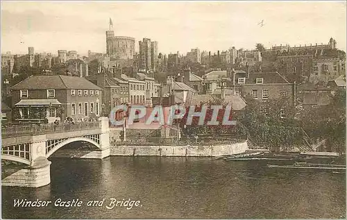 Cartes postales Windsor Castle and Bridge