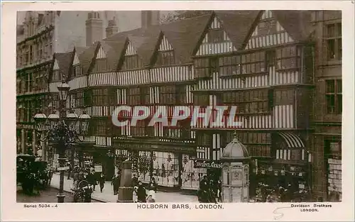 Cartes postales Holborn Bars London