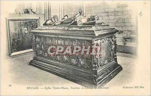 Cartes postales Bruges Eglise Notre Dame Tombeau de Charles le Temeraire