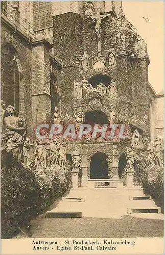 Cartes postales Anvers Eglise St Paul Calvaire