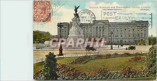 Cartes postales Victoria Memorial and Buckingham Palace London