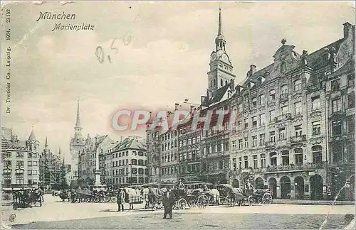 Cartes postales Munchen Marienplatz