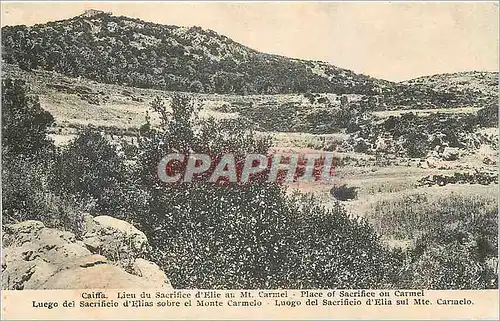 Cartes postales Caiffa Lieu du Sacrifice d'Elie au Mt Carmel