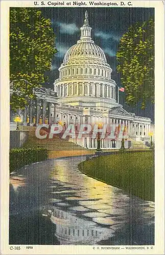 Cartes postales US Capitol at Night Washington DC