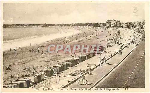Cartes postales La Baule La Plage et le Boulevard de l'Esplanade