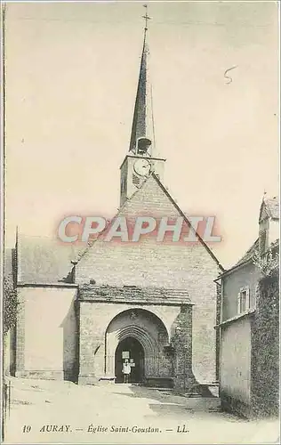 Ansichtskarte AK Auray Eglise Saint Goustan